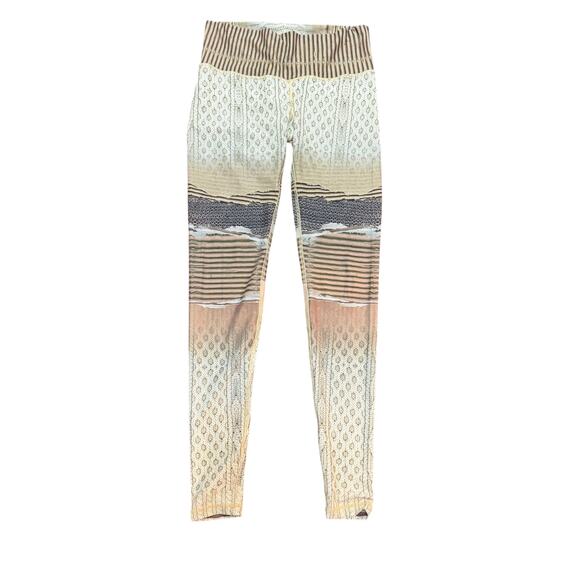 Niyama Sol Pants - Niyama Sol leggings sz L beige copper tones